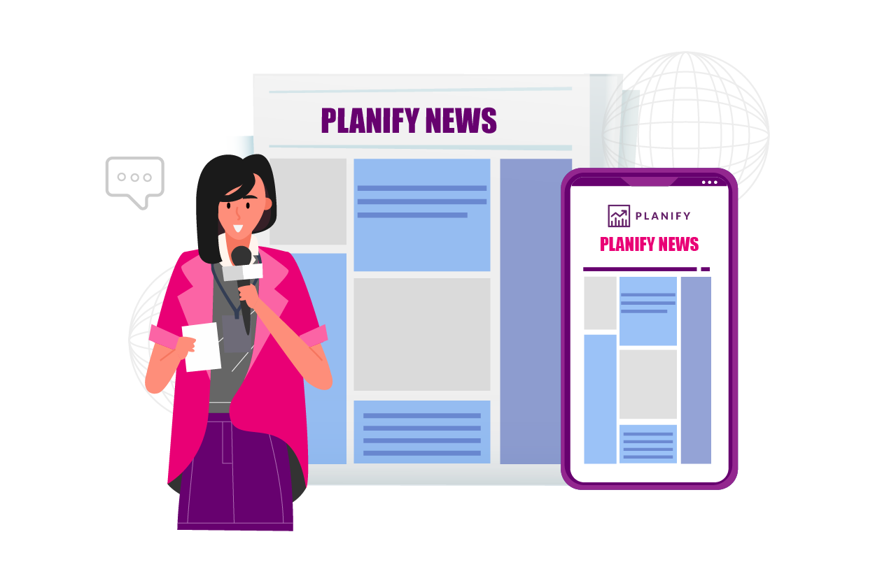 Planify News - Offer feature illustration